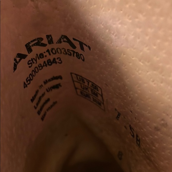 ariat women’s cowgirl boots - Picture 3 of 3